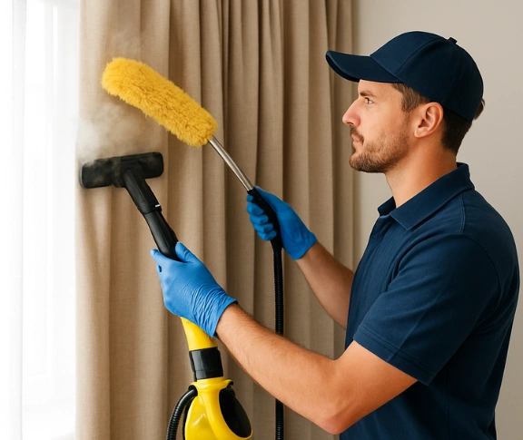 Trusted blind cleaning technician Matty Curtain Cleaning carlton-vic QLD