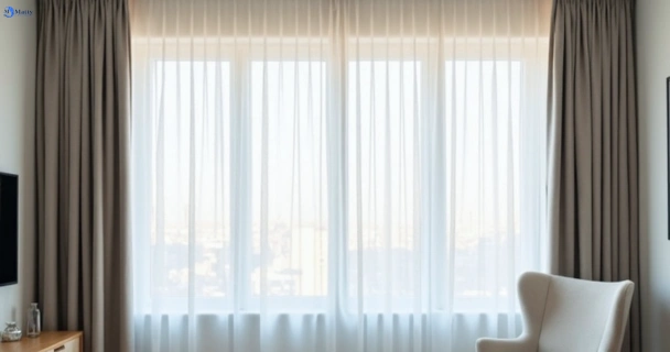 Freshly steam cleaned curtains in carlton-vic QLD